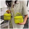 Transfronterizo 2025 Nuevo Estilo Caliente Diseño de Rombo Bolso de Hombro para Mujer Bolso Pequeño Cadena Súper Caliente Exquisito Bolso de Mano