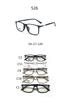 Nuevas gafas planas de plástico TR90 dorado, montura de gafas, moda, simple, decoración de tendencia, lisas, transfronterizas, 526