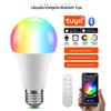 Móveis graffiti Bluetooth Smart LED lâmpada E27 casa 15W cor controle remoto APP lâmpada E27 lâmpada atacado