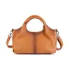 2026 Venta Caliente Transfronteriza Casual Gran Capacidad Cuero Genuino Bolso de Mujer Bolso de Mano Retro Bicolor Piel Suave Versátil Cruzado Bolso Pequeño