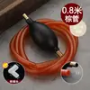 Tubo de drenaje de bola para bandeja de té de cabeza de cobre, tubo de succión de agua, manguera para mesa de té, bola de succión de agua, accesorios para juego de té Kung Fu, tubo de drenaje, bola de drenaje