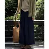 Calça Pantalona Colorida com Esmalte Branco para Mulheres, Estilo Verão Fino, Novo Modelo 2026, Estilo Solto e Preguiçoso, Sensação Relaxada, Proteção Solar, Calça-Saia Casual Respirável