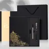 Caja de Regalo de Negocios Estilo Chino A5, Multicolor, Práctica para Eventos de Empresa, Regalos de Inauguración, Recuerdos, Cuaderno