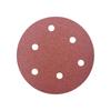 Papel de lija de disco de 5 pulgadas 6 agujeros 8 agujeros 125 mm papel de lija flocado masilla lijada masilla madera máquina neumática de lijado pulido
