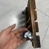 Temu Suporte de Flores Espessado de Madeira Maciça Móvel Bandeja para Flores Bandeja para Vasos de Flores Suporte com Base de Rodinhas e Rodas Universais
