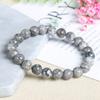 Pulseira Jingde Jewelry Pedra Mapa Simples Círculo Único Masculino e Feminino Elástica em estoque Atacado Fornecimento Direto da Fábrica