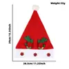 Decorações de Natal Transfronteiriças Chapéus Fantasias de Festa de Natal Infantil Adereços de Foto Chapéu de Rena com Galhos de Veludo Vermelho