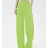 Nuevos Pantalones de Traje Rectos para Mujer Primavera y Otoño Cintura Alta Caída Sueltos Pierna Ancha Estilo Elegante para el Trabajo