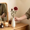 2 Cabezas de Flores Artificiales de Alta Gama con Bordes Quemados, Tallo Único, Color Naranja, Adecuado para Decoración del Hogar DIY, Producto Transfronterizo Más Vendido