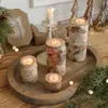 Placas Decorativas de Letras de Natal, Placas em Inglês 'Merry Christmas', Enfeites Pendentes para Decoração de Ambiente, Acessórios Decorativos de Madeira