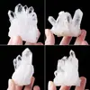 Donghai Crystal Cluster de Cristal Branco Natural Enfeites Cluster de Cristal Branco Pedra Decorativa para Aquário Enfeites de Decomposição de Cristal Atacado