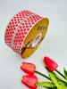 Cinta con estampado de flores de 2,5 cm, cinta directa de fábrica, cinta hecha a mano, caja de embalaje, cinta de barra en stock