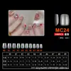 Pontas de Unha Vestíveis Sem Costura Ultrafinas para Manicure, Alongamento Sem Lixar, Adesivos de Unha Transparentes Semitransparentes de Cobertura Total e Meia Cobertura