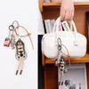 Novo Pingente de Bolsa Série Miu Corda Trançada à Mão DIY Chaveiro Versátil Presente para Casal Desenho Animado Atacado