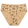 Comercio Exterior Triángulo Ruso Calzones Estampados para Mujer Ropa Interior Europea y Americana Transfronteriza Estilo Caliente Venta Directa de Fábrica