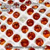 6mm Color Caramelo Flash Shiyue Cara Fondo Puntiagudo Diamante Joyería para Uñas Arte de Uñas Popular Súper Flash Usable Diamante al Por Mayor