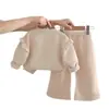 Conjunto de Roupas de Outono para Meninas 2026 Novo Estilo Coreano Moda para Bebês e Crianças Moletom de Manga Longa Conjunto de Duas Peças Roupas de Primavera e Outono para Bebês