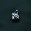 Plata Pura 999 Colgante 3D de Plata Dura León Distressed Despertando Accesorios para Pulsera Tejida a Mano con Cuerda Material