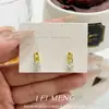 Lindo Prego de Osso da Orelha Asa de Anjo Estilo Menina Doce Cool Picante Nicho Exquisito Super Brilhante Design Único Brincos Versáteis para Mulheres
