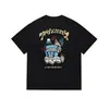 Fornecimento Atacadista Transfronteiriço de Marca Tendência de Comércio Exterior Algodão Puro Bape Cabeça de Macaco Tubarão Manga Curta Tubarão Macaco Camiseta