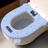 Almofada de Assento de Vaso Sanitário Aromaterapia Novo Estilo, À Prova d'Água e Resistente a Manchas, Almofada de Assento de Vaso Sanitário Fofa para Uso Doméstico, Almofada de Assento de Vaso Sanitário Espessa e Lavável