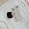 [Pulseira de Relógio] Adequada para Pulseira de Relógio Apple S12Iwatch S10987Se Gato Anjo Napa Meninas