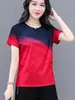 Camiseta de Manga Corta para Mujer Verano Nueva Secado Rápido Transpirable Casual Ropa de Bádminton Ropa para Correr Camiseta de Media Manga Top Deportivo