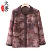 Chaquetas de Otoño para Mujeres de Mediana Edad y Mayores, Ropa de Abuela, Camisas Estampadas de Manga Larga Estilo Nuevo 2025, Atuendo para Madre de 60-70 Años
