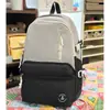Mochila de Diseño Único con Bloques de Color para Mujer, Estilo Coreano para Estudiantes de Secundaria y Preparatoria, Mochila Casual Japonesa de Gran Capacidad