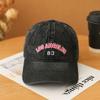 Gorra de Béisbol Gris de Primavera y Otoño Sombrero de Sol de Verano Sombrero de Pescador para Mujer Sombrero de Viaje y Montañismo Gorra Vaquera Gris a la Moda
