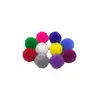 2cm Bolas Coloridas de Lã Bola de Pelúcia Feito à Mão DIY Acessórios de Brincos para Crianças Acessórios de Roupa 20 Peças