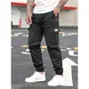 Comercio Exterior Transfronterizo Estilo Europeo y Americano Retro Cordón Múltiples Bolsillos Ropa de Trabajo Casual Pantalones Sueltos Outdoor Modernos Pantalones Largos Venta al por Mayor