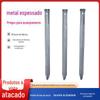 Barraca de Camping ao ar livre Ground Nail 24cm Praia Gramado Windproof Nail em forma de V Triângulo reforçado ferro terra