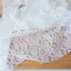 Tela de Cortina Blanca con Adorno de Encaje de Malla Fondo para Fotografía de Bodas Falda para Mesa de Comedor Tela para Ropa