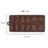 Amazon Silicone Christmas Chocolate Mold Customization, Cross-Border Hot-Selling Home Oven Baking Mold Customization