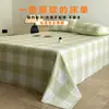 Venta al por mayor del fabricante Estilo Muji Color Sólido Colcha Sencilla Sábana Individual Cubre Cama Dormitorio Hogar Algodón Lavado Agradable a la Piel Sábana Individual