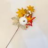 Nuevo Halloween Transfronterizo Decoración Enchufe Guirnalda de Hojas de Arce Calabaza Piña Frutos Rojos Accesorios Festival de la Cosecha Atrezzo de Otoño