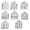 Parche DIY Amapola Cielo Estrellado Casa Luz de Noche Corazón Estrella Hogar Adorno de Yeso Resina Molde de Silicona