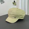 Boina Retro Delgada Transpirable de Verano para Mujer, Estilo Coreano Dulce y Elegante, Hace que la Cara Parezca Más Pequeña, Sombrero Octogonal Versátil