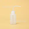Garrafa de Lavagem de Plástico Autodesenvolvida com Bico Curvo, Garrafa Squeeze, Garrafa Graduada de 250/500/1000ml, Estoque Pronto do Fabricante