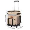 Bolsa Térmica Grande de 34L para Piquenique, Cooler de Carro, Bolsa de Gelo Estilo Carrinho para Uso Externo em Piqueniques, Acampamentos e Passeios
