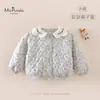 MsPualaNova coleção outono e inverno: Jaqueta acolchoada de algodão, com estampa floral de tema florestal, tecido catiônico, grau A, para bebês meninas