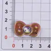 Novas Peças de Resina com Estampa de Gatinho Sentado em Xadrez Marrom Café para Acessórios DIY de Capas de Celular, Presilhas de Cabelo e Apliques para Tamancos