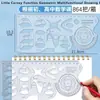 Regla de Dibujo Multifuncional para Estudiantes de Primaria y Secundaria, Regla Geométrica Giratoria, Transportador de Dibujo de Función Universal para Secundaria