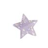 Llavero coreano BOMGOM DIY lentejuelas estrella de cinco puntas colgante accesorios de resina belleza para teléfono móvil con agujero