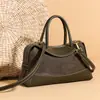 Bolso de Mano Transfronterizo de Lujo Ligero y Temperamento Sencillo para Mujer, Nuevo Bolso Cruzado de Hombro Único Versátil Clásico para Otoño/Invierno