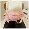 Riñonera Bordada Transfronteriza para Mujer Bolso de Pecho Sencillo Versátil Bolso Cruzado Casual para Salir Gran Capacidad Resistente al Desgaste Bolso para Teléfono Móvil