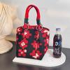 Bolso Premium, Bolso Tote Portátil para el Trabajo y Salidas, Bolso Tejido de Gran Capacidad, Bolso Cuadrado Pequeño para Viajes Diarios, Bolsa de Almacenamiento