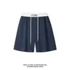 Direto da Fábrica 2026 Novos Shorts Esportivos Color Block com Cordão Versáteis Soltos Ins Unissex Tendência para Casal