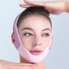 Mascarilla Nocturna Morada Clásica Más Vendida para Reafirmar Papada, Levantar Surcos Nasogenianos y Piel Flácida del Rostro, Mascarilla Transpirable